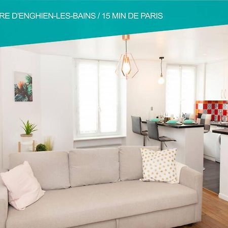 Coeur De Ville Enghien Les Bains - 2 Pieces Lumineux Et Chaleureux - 15 Min De Paris Buitenkant foto